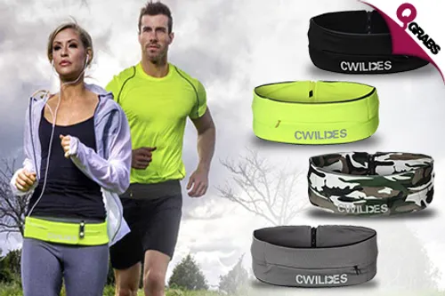 For QR40 Store Your Essentials in a Slim and Light Sports Running Belt! (QR75 Value)